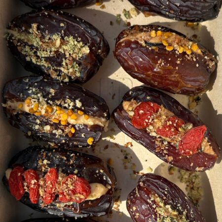Honey Almond Butter Dates