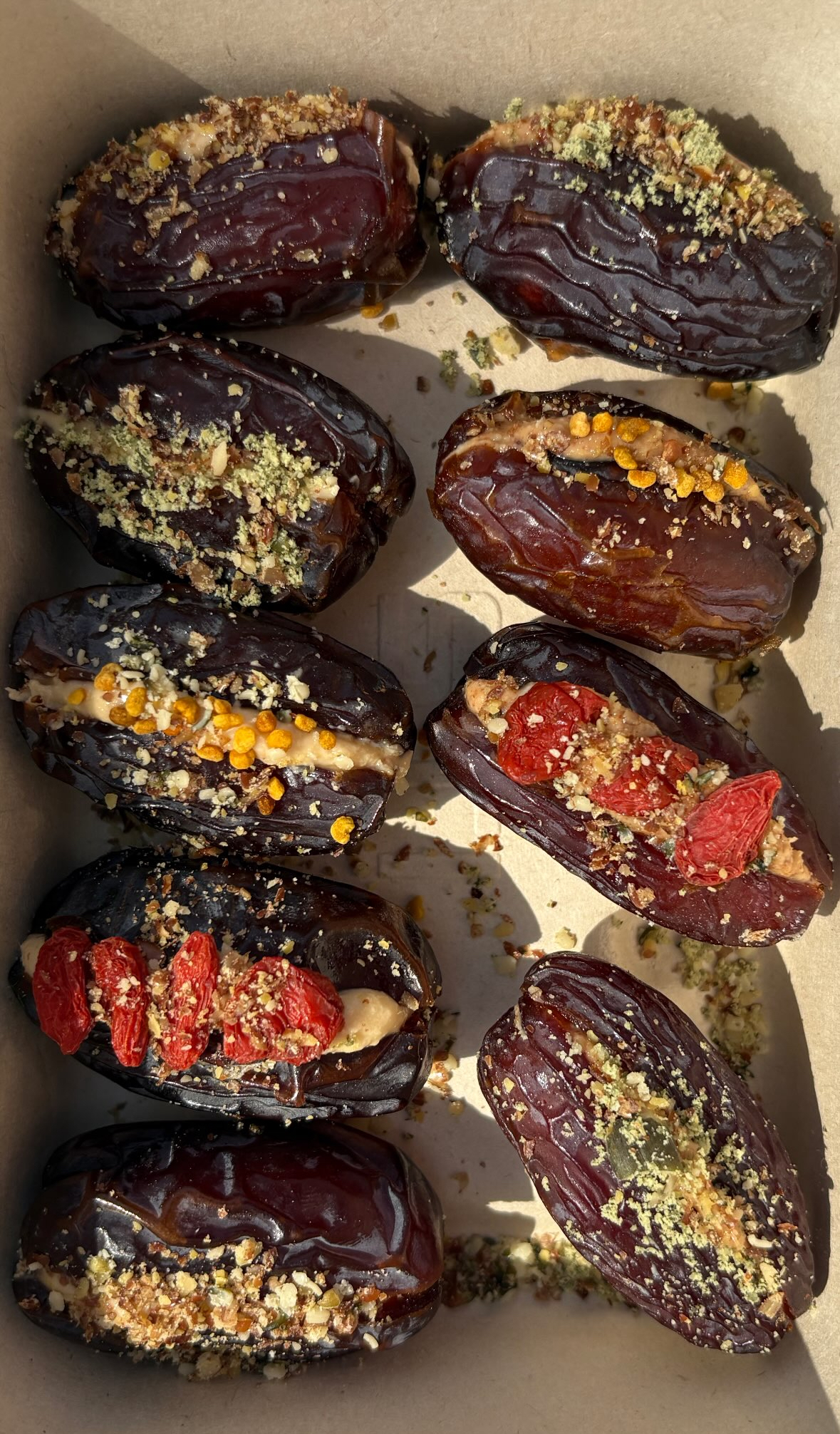 Honey Almond Butter Dates