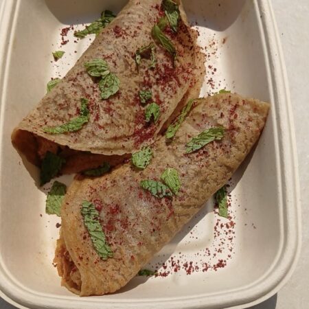 Musakhan Chicken Wrap
