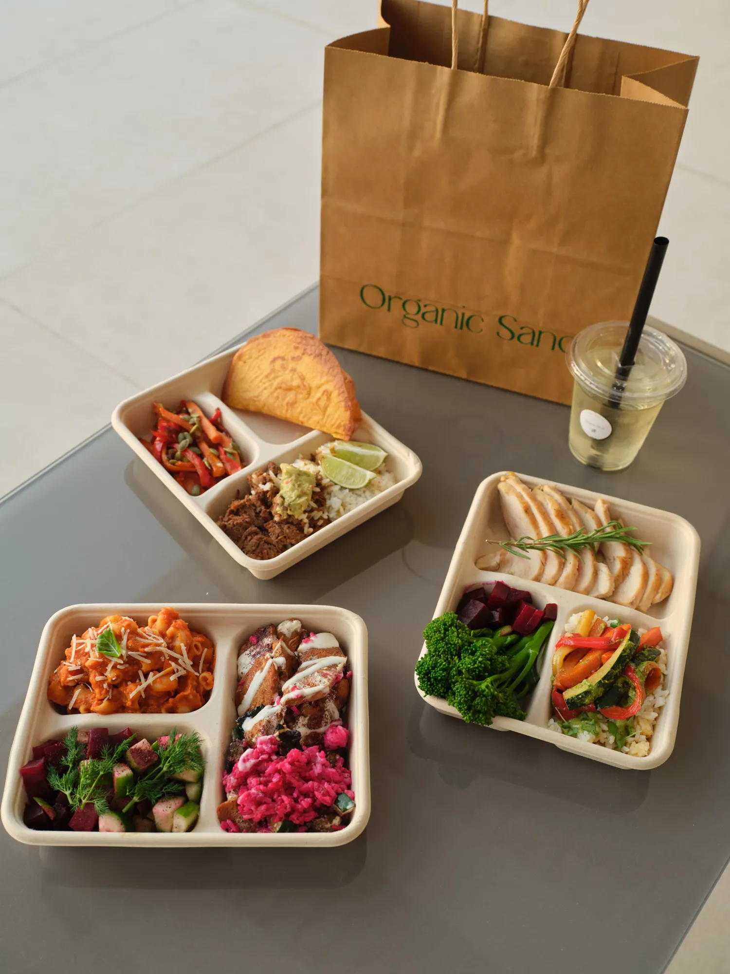 Organic Sano meals ready for delivery
